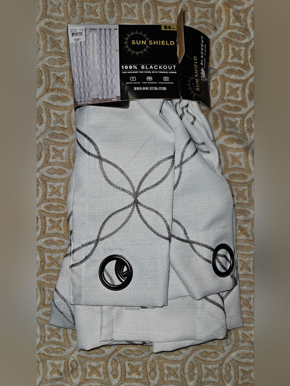 50×84 1 Panel. Grommet Curtain. Brand New